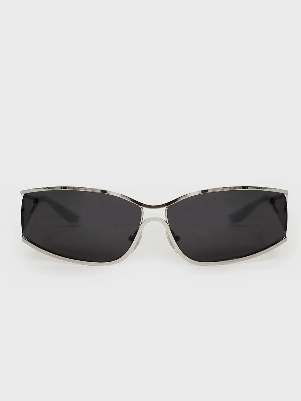 Princess Polly Black and Silver Dyxon Sunglasses
